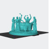 Zaporozhian Cossack War Drum STL File for 3D Printing
