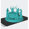 Zaporozhian Cossack War Drum STL File for 3D Printing