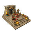Buy Mayan Sacrificial Ritual STL Diorama | 3D Print