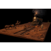 Buy Wild West Train Robbery Diorama STL for 3D Printing