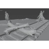 Buy Wild West Train Robbery Diorama STL for 3D Printing