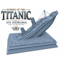 Гибель Титаника STL диорама для 3D печати