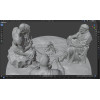 Zaporizhian Cossacks by the Campfire – Historical Diorama STL Files