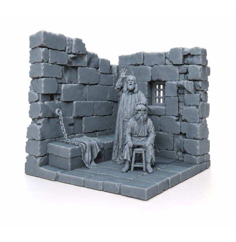 Prisoner of Château d’If | 3D Printable Diorama STL