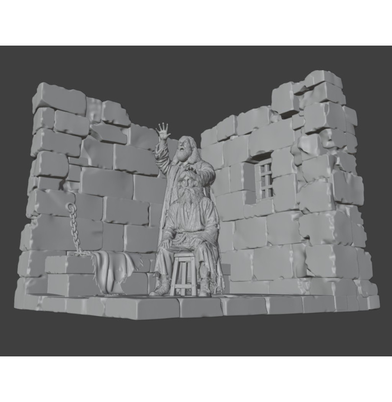 Prisoner of Château d’If | 3D Printable Diorama STL