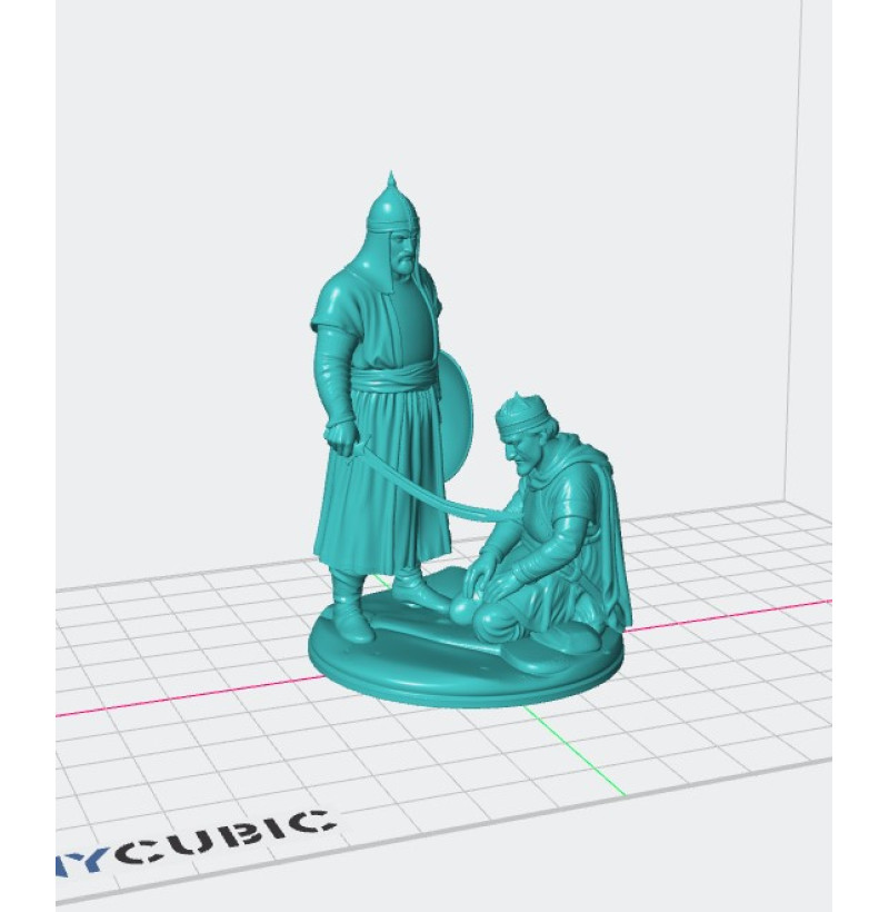 Buy STL File for 3D Printing – Historical Diorama “The Price of Defeat
