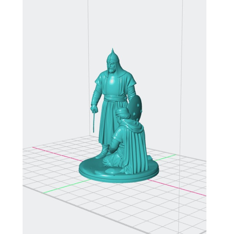 Buy STL File for 3D Printing – Historical Diorama “The Price of Defeat