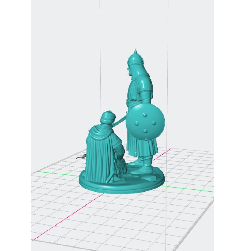 Buy STL File for 3D Printing – Historical Diorama “The Price of Defeat