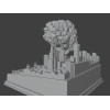 "Between Before and After" Diorama – Post-Apocalyptic City STL File for 3D Printing