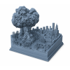"Between Before and After" Diorama – Post-Apocalyptic City STL File for 3D Printing