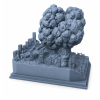 "Between Before and After" Diorama – Post-Apocalyptic City STL File for 3D Printing