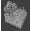 "Between Before and After" Diorama – Post-Apocalyptic City STL File for 3D Printing