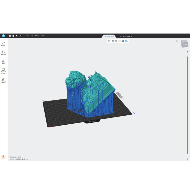 "Between Before and After" Diorama – Post-Apocalyptic City STL File for 3D Printing