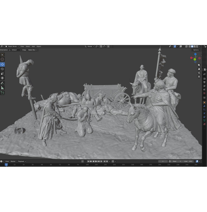 Battle of Batih 1652 Historical Diorama – STL Files for 3D Printing