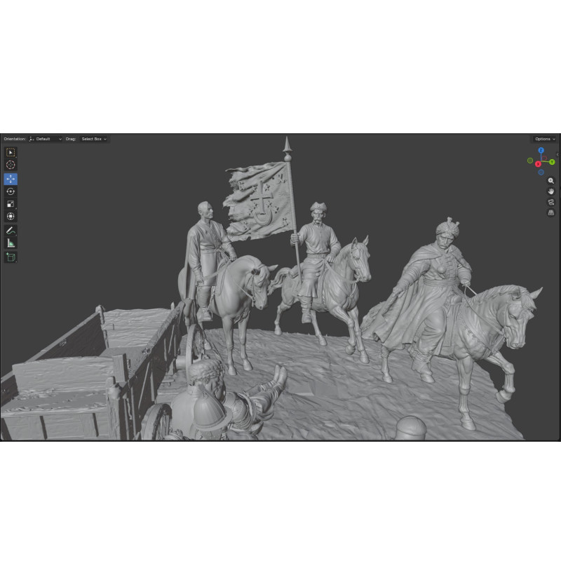 Battle of Batih 1652 Historical Diorama – STL Files for 3D Printing