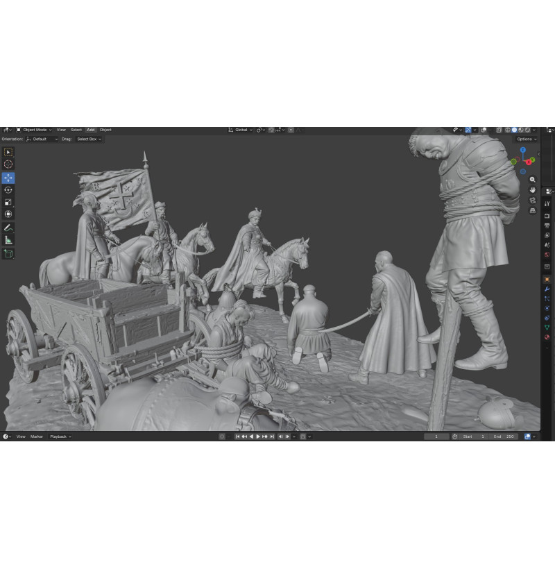 Battle of Batih 1652 Historical Diorama – STL Files for 3D Printing