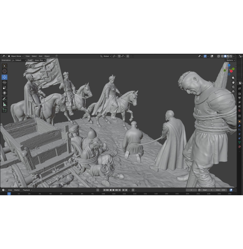 Battle of Batih 1652 Historical Diorama – STL Files for 3D Printing