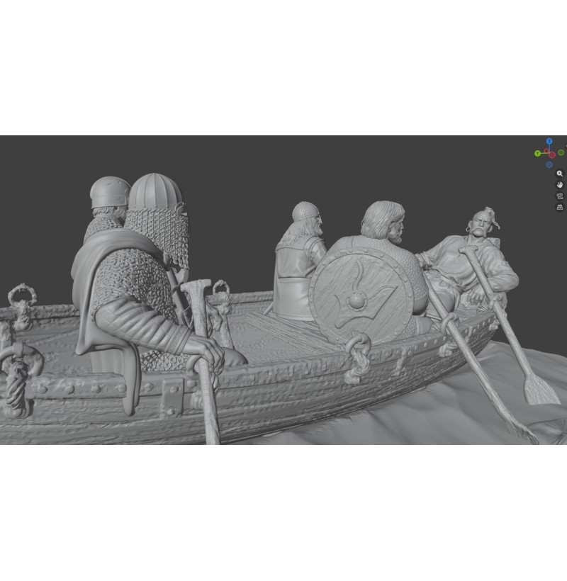 Svyatoslav and Tzimiskes — Rus’ and Byzantium | Historical STL Diorama for 3D Printing