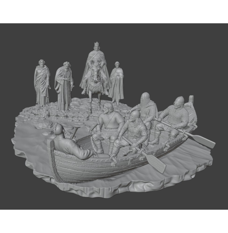 Svyatoslav and Tzimiskes — Rus’ and Byzantium | Historical STL Diorama for 3D Printing