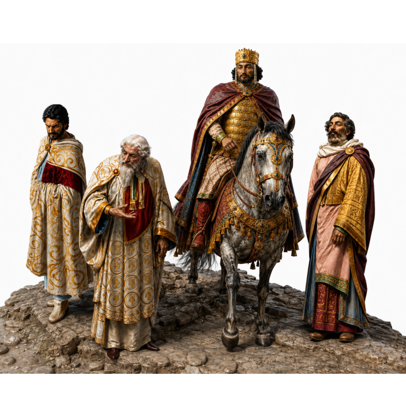 Svyatoslav and Tzimiskes — Rus’ and Byzantium | Historical STL Diorama for 3D Printing