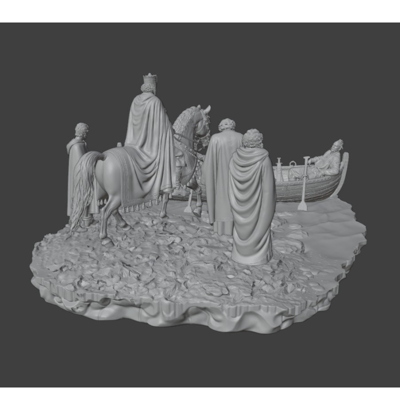 Svyatoslav and Tzimiskes — Rus’ and Byzantium | Historical STL Diorama for 3D Printing