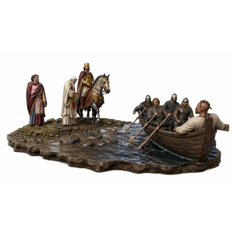 Svyatoslav and Tzimiskes — Rus’ and Byzantium | Historical STL Diorama for 3D Printing