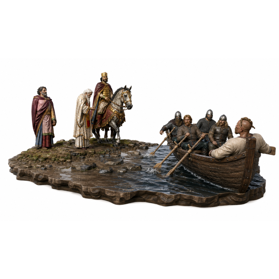 Svyatoslav and Tzimiskes — Rus’ and Byzantium | Historical STL Diorama for 3D Printing