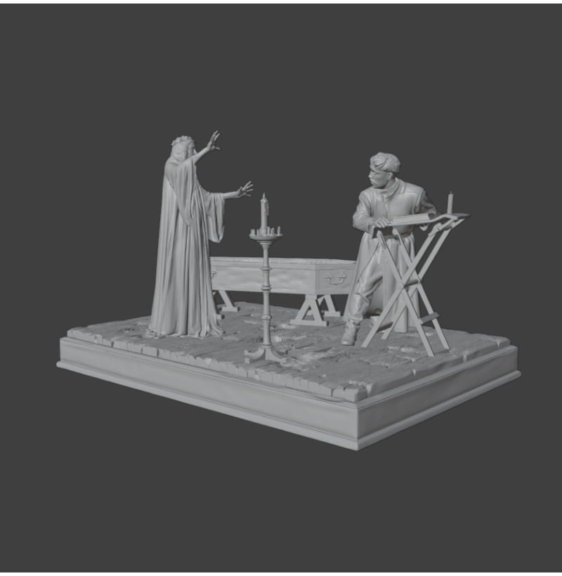 Viy STL Diorama for 3D Printing