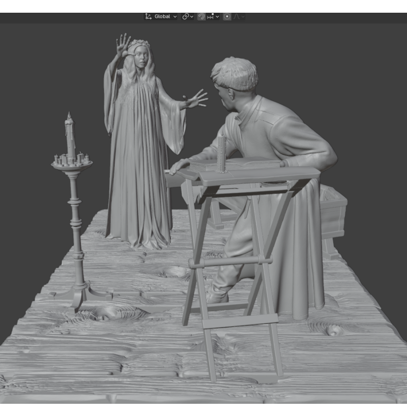 Viy STL Diorama for 3D Printing