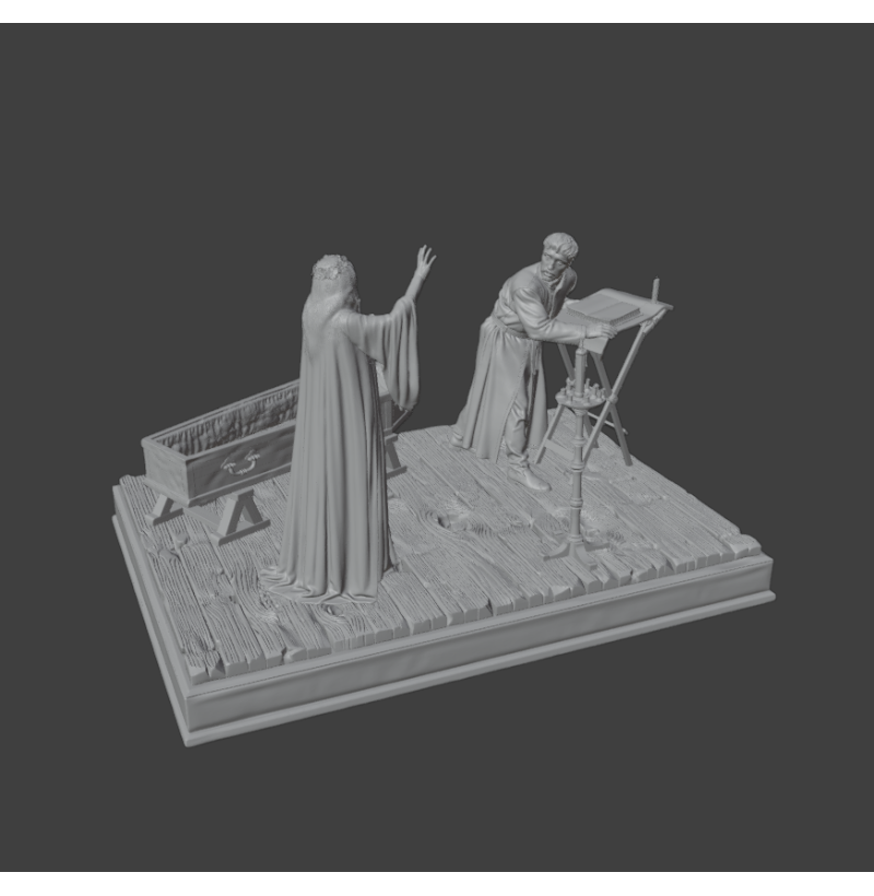 Viy STL Diorama for 3D Printing