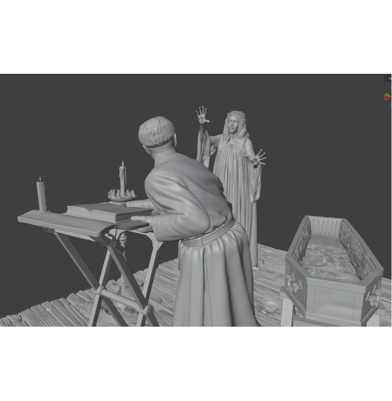 Viy STL Diorama for 3D Printing