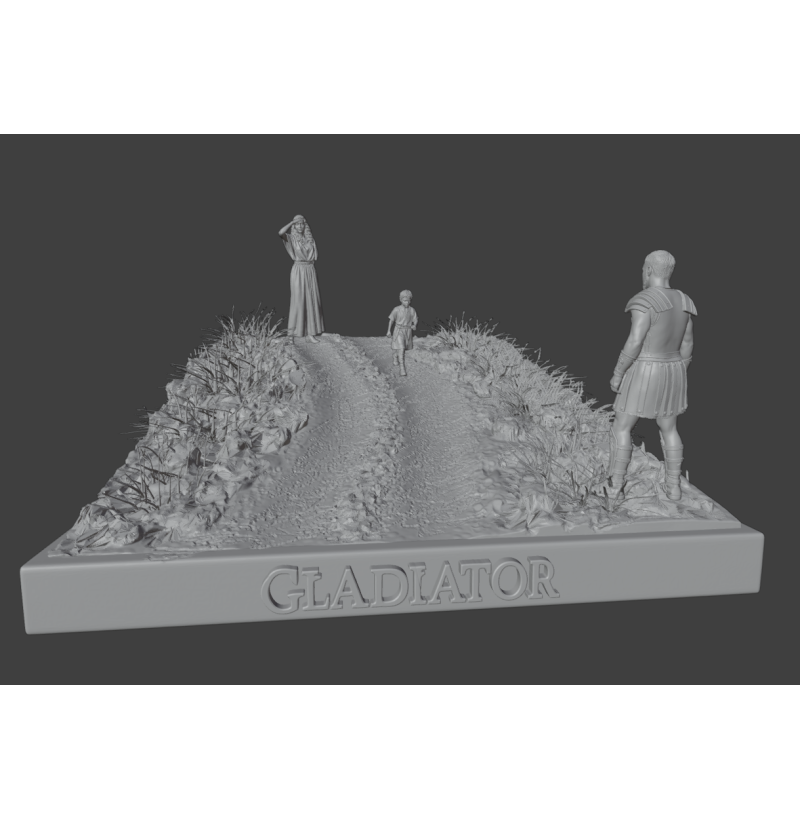 Gladiator: The Road Home Diorama — STL File for 3D Printing