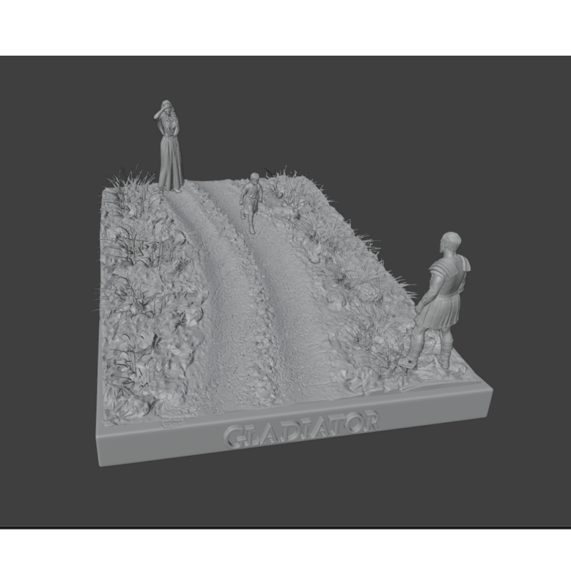Gladiator: The Road Home Diorama — STL File for 3D Printing