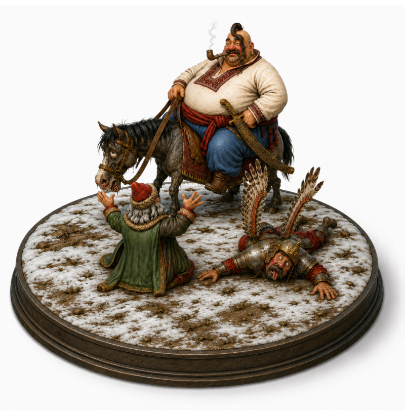 "Our Enemies Will Vanish Like Dew in the Sun" Diorama STL File for 3D Printing