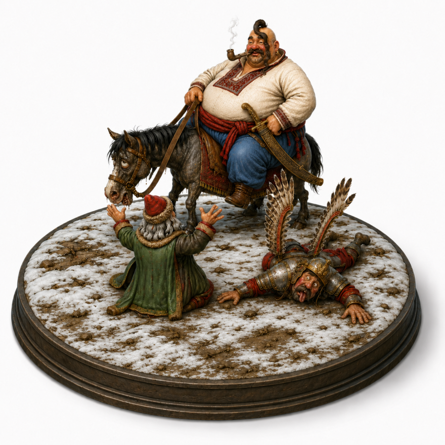 "Our Enemies Will Vanish Like Dew in the Sun" Diorama STL File for 3D Printing "Our Enemies Will Vanish Like Dew in the Sun" Diorama STL File for 3D Printing