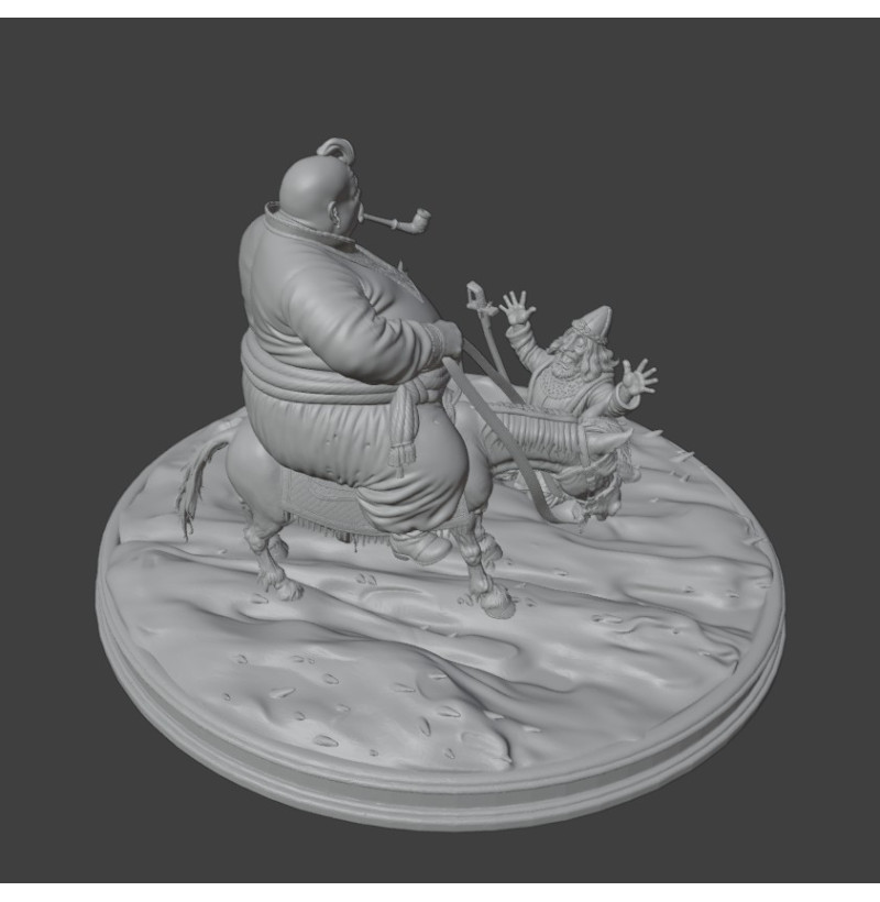 "Our Enemies Will Vanish Like Dew in the Sun" Diorama STL File for 3D Printing