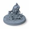 "Our Enemies Will Vanish Like Dew in the Sun" Diorama STL File for 3D Printing