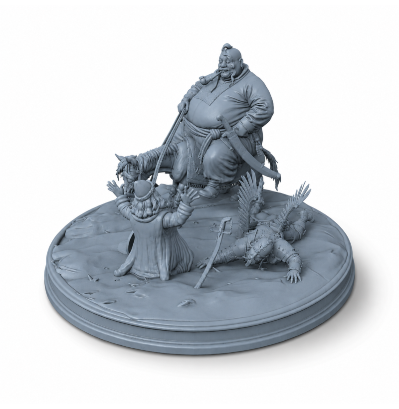 "Our Enemies Will Vanish Like Dew in the Sun" Diorama STL File for 3D Printing