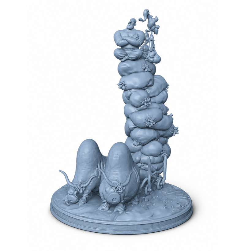 Cossacks Cartoon Characters STL File for 3D Printing