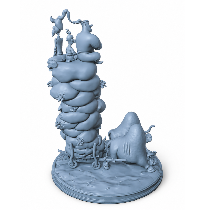 Cossacks Cartoon Characters STL File for 3D Printing