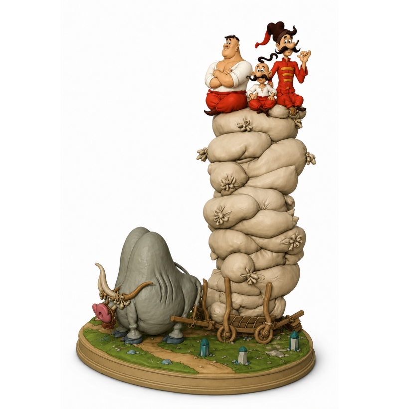 Cossacks Cartoon Characters STL File for 3D Printing