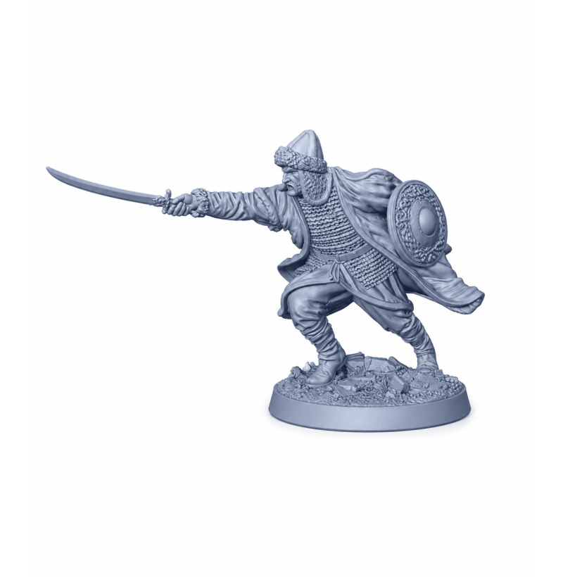 Crimean Tatars of the 17th Century – 8 STL Models Set for 3D Printing