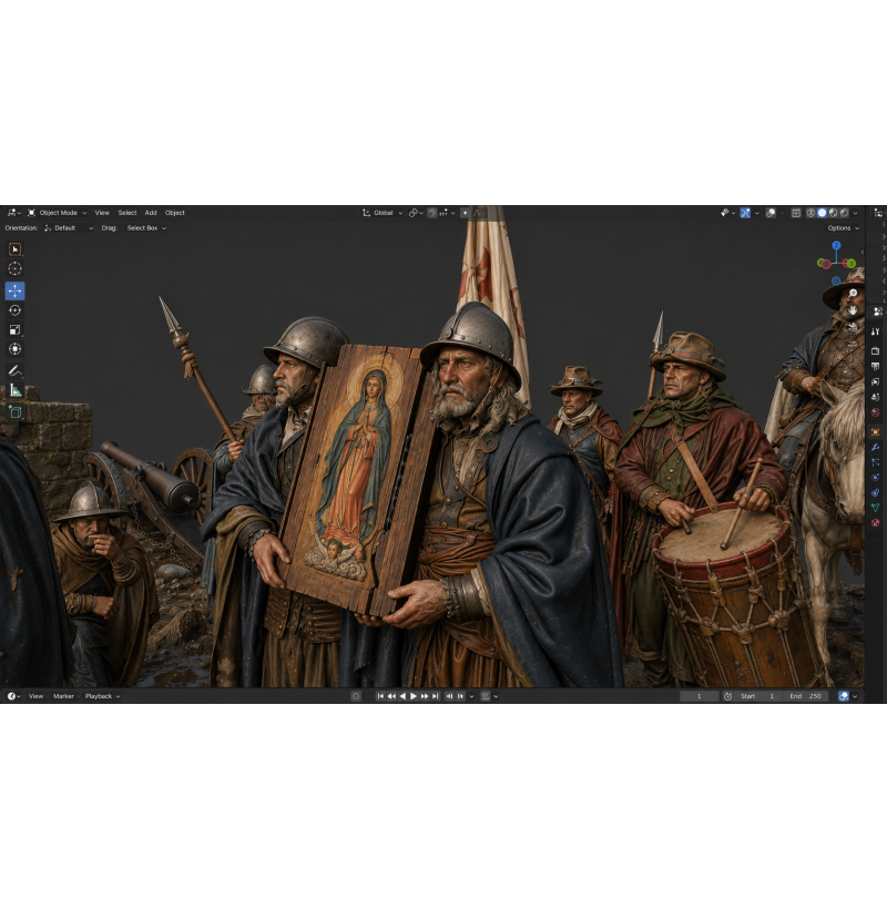 The Last Hope of the Besieged Diorama – STL Files for 3D Printing