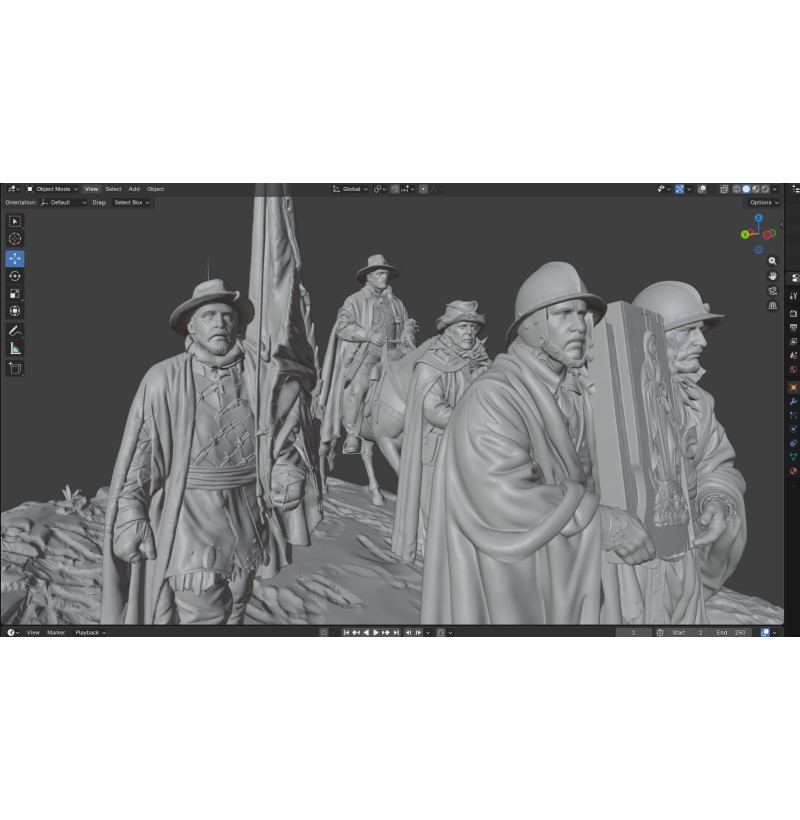 The Last Hope of the Besieged Diorama – STL Files for 3D Printing
