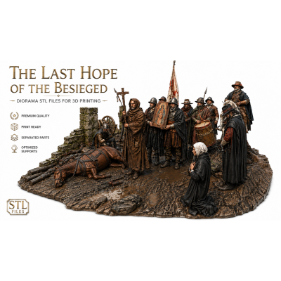 The Last Hope of the Besieged Diorama – STL Files for 3D Printing