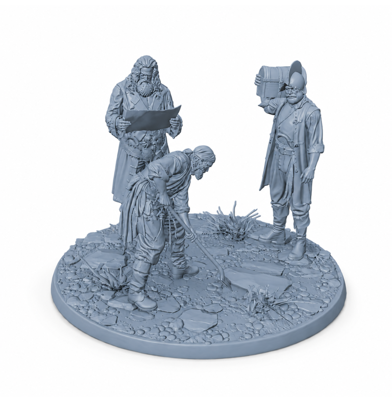 Pirate Treasures STL Files Set for 3D Printing