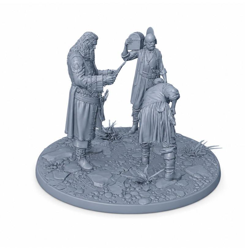 Pirate Treasures STL Files Set for 3D Printing