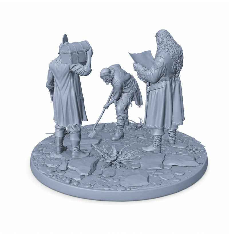 Pirate Treasures STL Files Set for 3D Printing