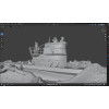 German U-96 Submarine with Crew Diorama – STL Files for 3D Printing