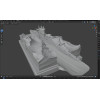 German U-96 Submarine with Crew Diorama – STL Files for 3D Printing